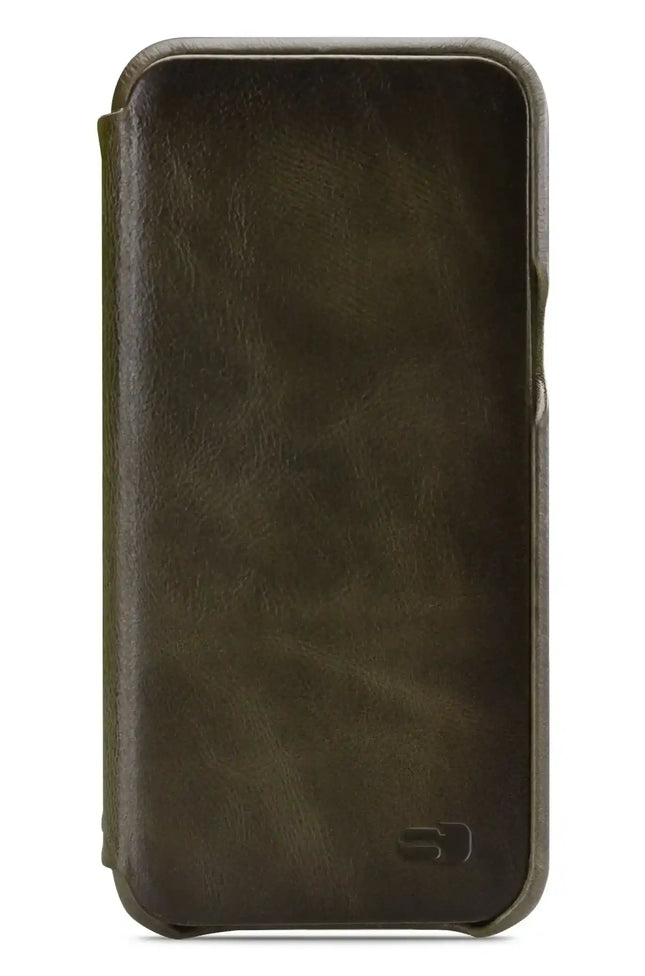 Senza Desire Skinny Leather Wallet Samsung Galaxy S8 Burned Olive Senza