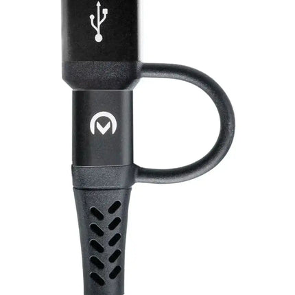 Mobilize Strong Nylon Cable 4In1 Usb, Usb-C To Micro Usb, Usb-C 1.5M Black Mobilize