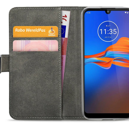 Mobilize Classic Gelly Wallet Book Case Motorola Moto E6 Plus Black Mobilize