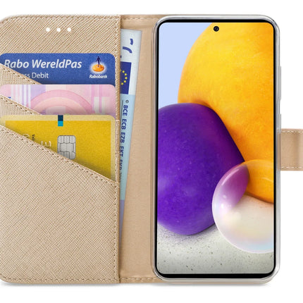 My Style Flex Wallet For Samsung Galaxy A72 4G Gold