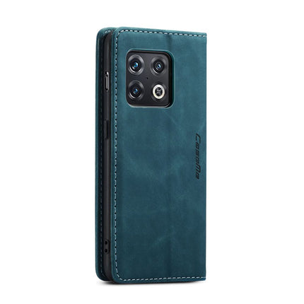 Caseme Case OnePlus 10 Pro - Retro Wallet Case - Blue