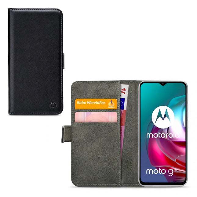 Mobilize Classic Gelly Wallet Book Case Motorola Moto G10/G20/G30 Black Mobilize