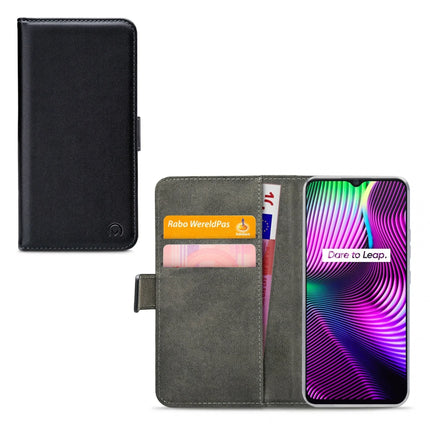 Mobilize Classic Gelly Wallet Book Case Realme 7I/C12/C15 Black Mobilize