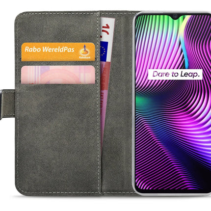 Mobilize Classic Gelly Wallet Book Case Realme 7I/C12/C15 Black Mobilize
