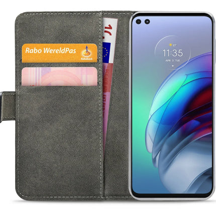 Mobilize Classic Gelly Wallet Book Case Motorola Moto G100 Black Mobilize