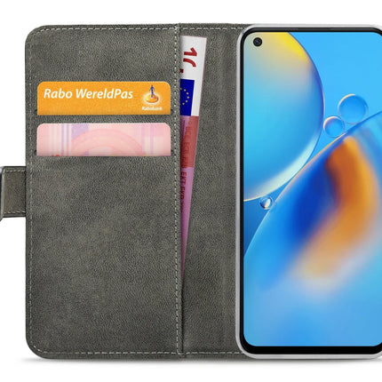 Mobilize Classic Gelly Wallet Book Case Oppo A74 4G Black Mobilize