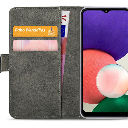 Mobilize Classic Gelly Wallet Book Case Samsung Galaxy A22 5G Black Mobilize