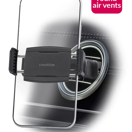 Mobilize Universal Car Holder For Round Air Vent Black Mobilize