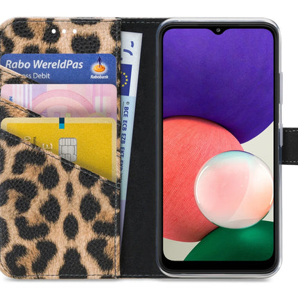 My Style Flex Wallet For Samsung Galaxy A22 5G Leopard