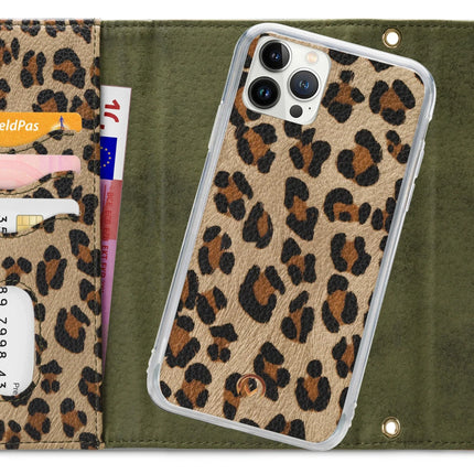 Mobilize 2In1 Gelly Clutch For Apple Iphone 13 Pro Max Green Leopard Mobilize