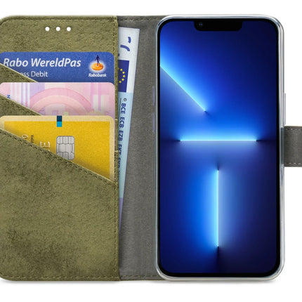 My Style Flex Wallet For Apple Iphone 13 Pro Olive