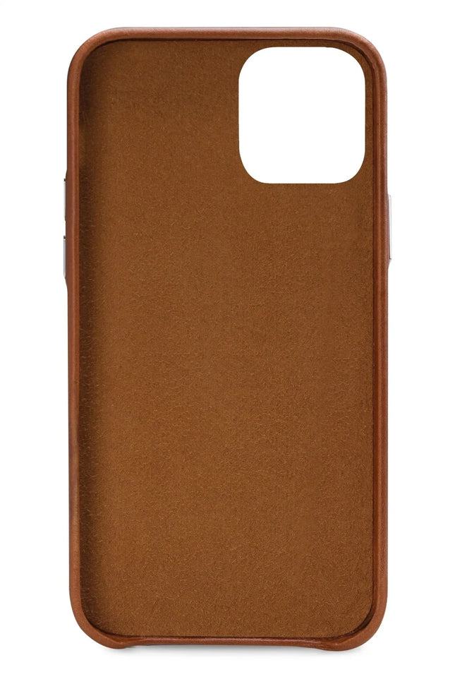 Senza Desire Leather Cover With Card Slot Apple Iphone 13 Burned Cognac Senza