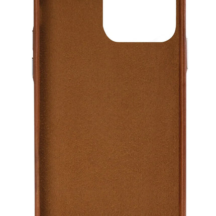 Senza Desire Leather Cover With Card Slot Apple Iphone 13 Pro Burned Cognac Senza