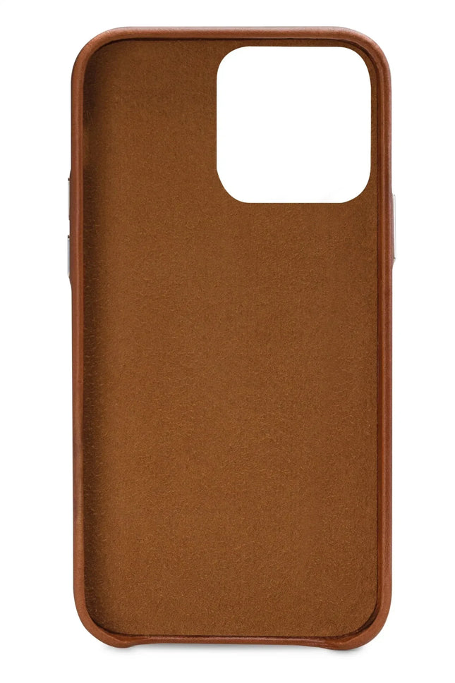 Senza Desire Leather Cover With Card Slot Apple Iphone 13 Pro Burned Cognac Senza
