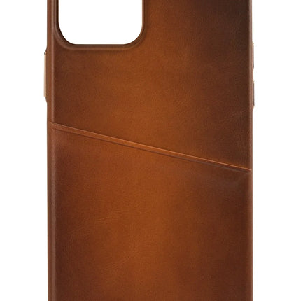 Senza Desire Leather Cover With Card Slot Apple Iphone 13 Pro Max Burned Cognac Senza