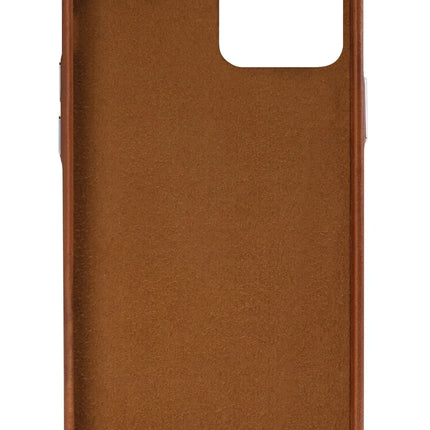 Senza Desire Leather Cover With Card Slot Apple Iphone 13 Pro Max Burned Cognac Senza