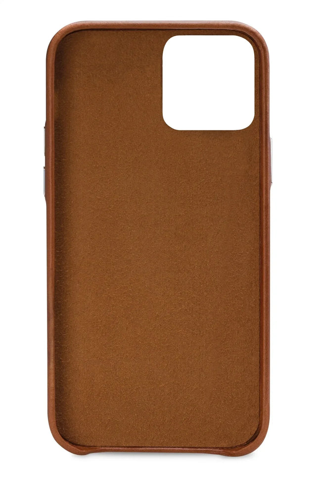 Senza Desire Leather Cover With Card Slot Apple Iphone 13 Pro Max Burned Cognac Senza