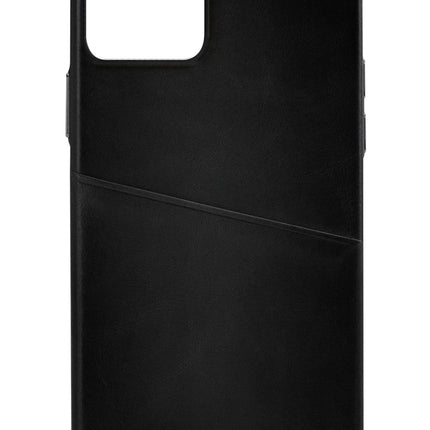 Senza Pure Leather Cover With Card Slot Apple Iphone 13 Mini Deep Black Senza