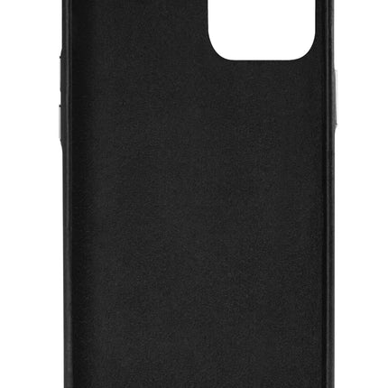Senza Pure Leather Cover With Card Slot Apple Iphone 13 Mini Deep Black Senza