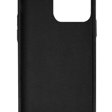 Senza Pure Leather Cover With Card Slot Apple Iphone 13 Pro Deep Black Senza