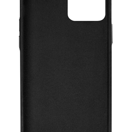 Senza Pure Leather Cover With Card Slot Apple Iphone 13 Pro Max Deep Black Senza
