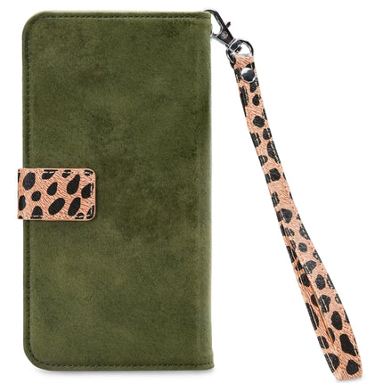 Mobilize 2In1 Magnet Zipper Case Samsung Galaxy A22 4G Olive/Leopard Mobilize