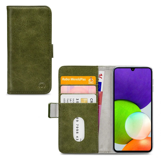 Mobilize Elite Gelly Wallet Book Case Samsung Galaxy A22 4G Green Mobilize
