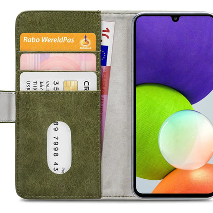 Mobilize Elite Gelly Wallet Book Case Samsung Galaxy A22 4G Green Mobilize