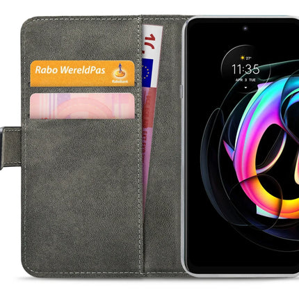 Mobilize Classic Gelly Wallet Book Case Motorola Edge 20 Lite Black Mobilize