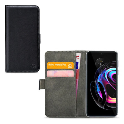 Mobilize Classic Gelly Wallet Book Case Motorola Edge 20 Black Mobilize