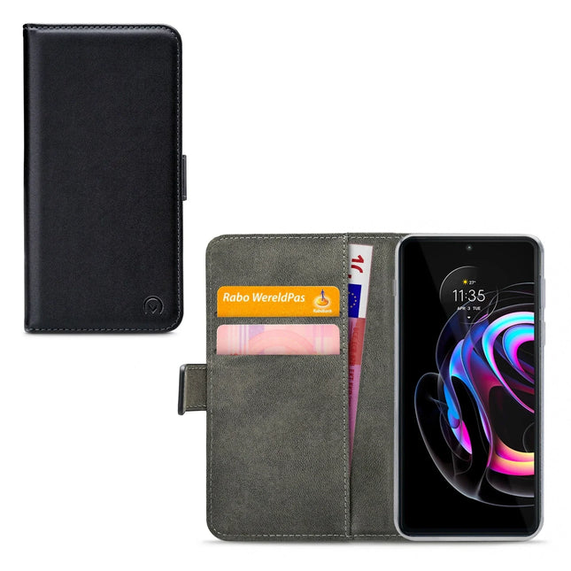 Mobilize Classic Gelly Wallet Book Case Motorola Edge 20 Black Mobilize