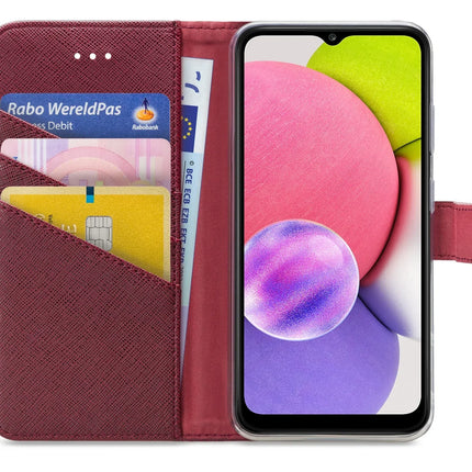 My Style Flex Wallet For Samsung Galaxy A03S Bordeaux