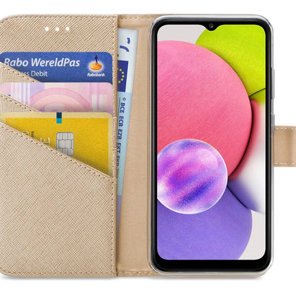 My Style Flex Wallet For Samsung Galaxy A03S Gold