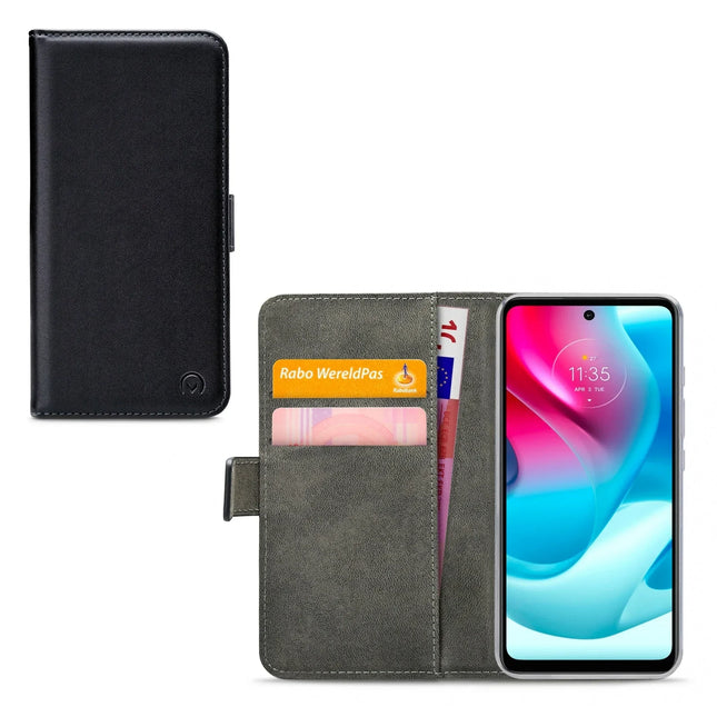 Mobilize Classic Gelly Wallet Book Case Motorola Moto G60S Black Mobilize