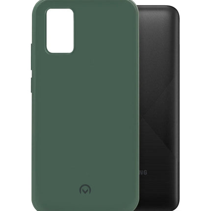Mobilize Rubber Gelly Case Samsung Galaxy A02S Matt Green Mobilize