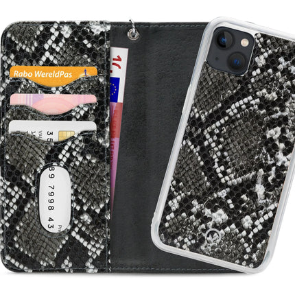 Mobilize 2In1 Magnet Zipper Case Apple Iphone 13 Mini Black/Snake Mobilize