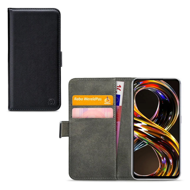 Mobilize Classic Gelly Wallet Book Case Realme 8I/Narzo 50 Black Mobilize