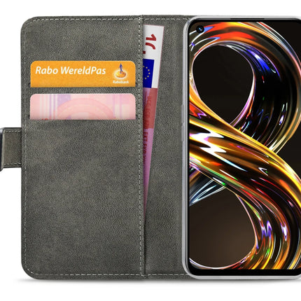 Mobilize Classic Gelly Wallet Book Case Realme 8I/Narzo 50 Black Mobilize