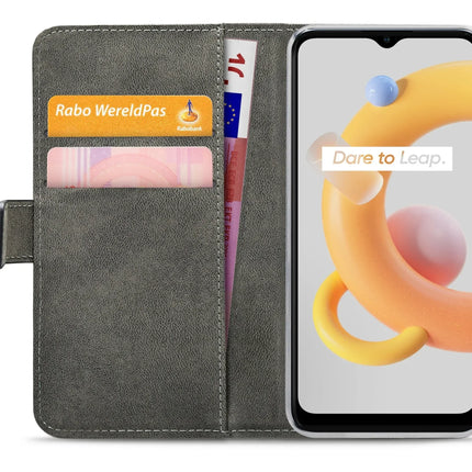 Mobilize Classic Gelly Wallet Book Case Realme C11 (2021) Black Mobilize