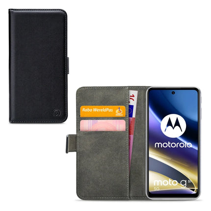 Mobilize Classic Gelly Wallet Book Case Motorola Moto G51 5G Black Mobilize