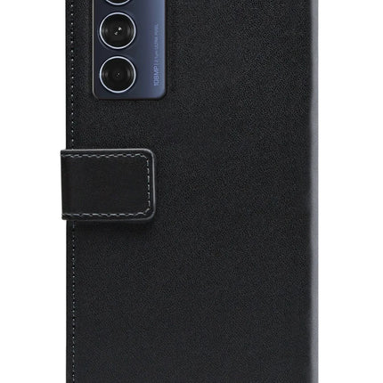 Mobilize Classic Gelly Wallet Book Case Motorola Moto G200 5G Black Mobilize