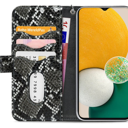 Mobilize 2In1 Magnet Zipper Case Samsung Galaxy A04S/A13 5G Black/Snake Mobilize