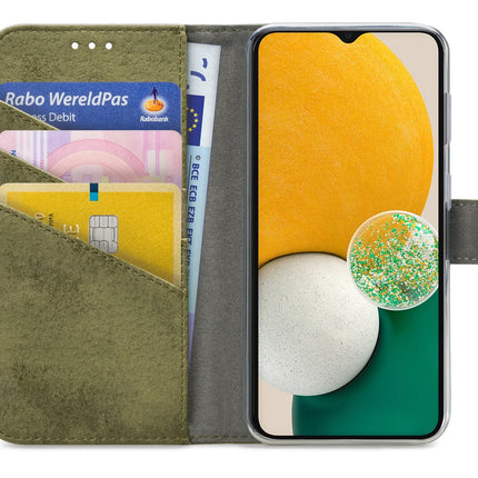 My Style Flex Wallet For Samsung Galaxy A04S/A13 5G Olive