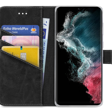 My Style Flex Wallet For Samsung Galaxy S22 Ultra 5G Black