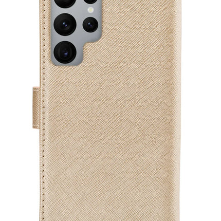 My Style Flex Wallet For Samsung Galaxy S22 Ultra 5G Gold