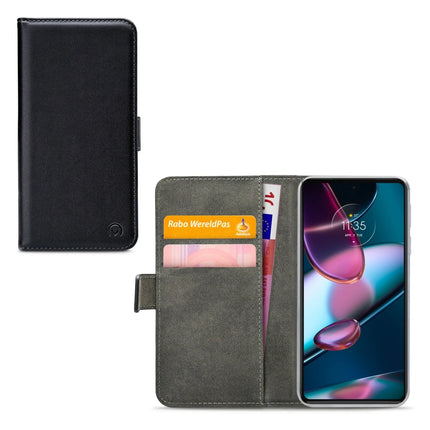 Mobilize Classic Gelly Wallet Book Case Motorola Edge 30 Pro/X30 Black Mobilize