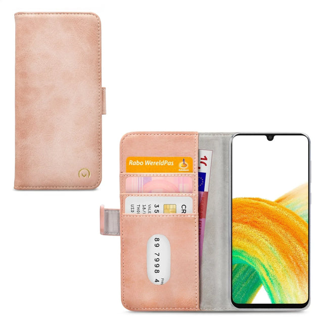 Mobilize Elite Gelly Wallet Book Case Samsung Galaxy A33 5G Soft Pink Mobilize
