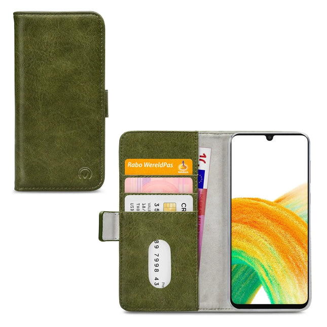 Mobilize Elite Gelly Wallet Book Case Samsung Galaxy A33 5G Green Mobilize