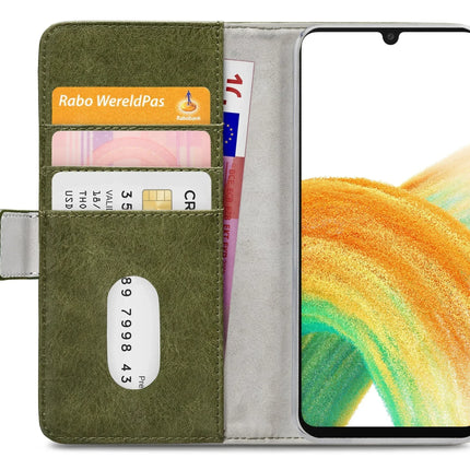 Mobilize Elite Gelly Wallet Book Case Samsung Galaxy A33 5G Green Mobilize
