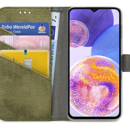 My Style Flex Wallet For Samsung Galaxy A23 5G Olive
